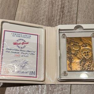 Limited Edition Dale Earnhardt Bronze Card